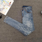 Loribindwood Beaded Skinny Jeans - ATSProducts