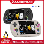 ANBERNIC Handheld Games Console 4.0" IPS Screen Linux 64-bit Multicolor LED Gaming Console Over 5000 Games - ATSProducts