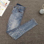 Loribindwood Beaded Skinny Jeans - ATSProducts