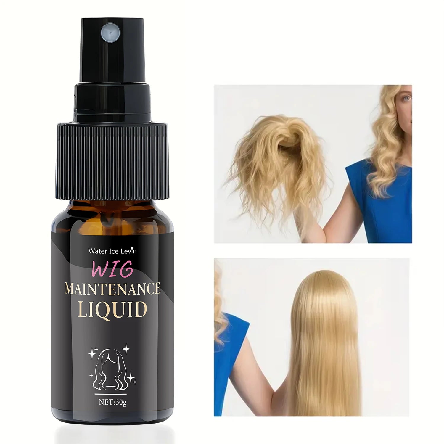 Water Ice Levin Leave-In Wig Detangle Spray - ATSProducts
