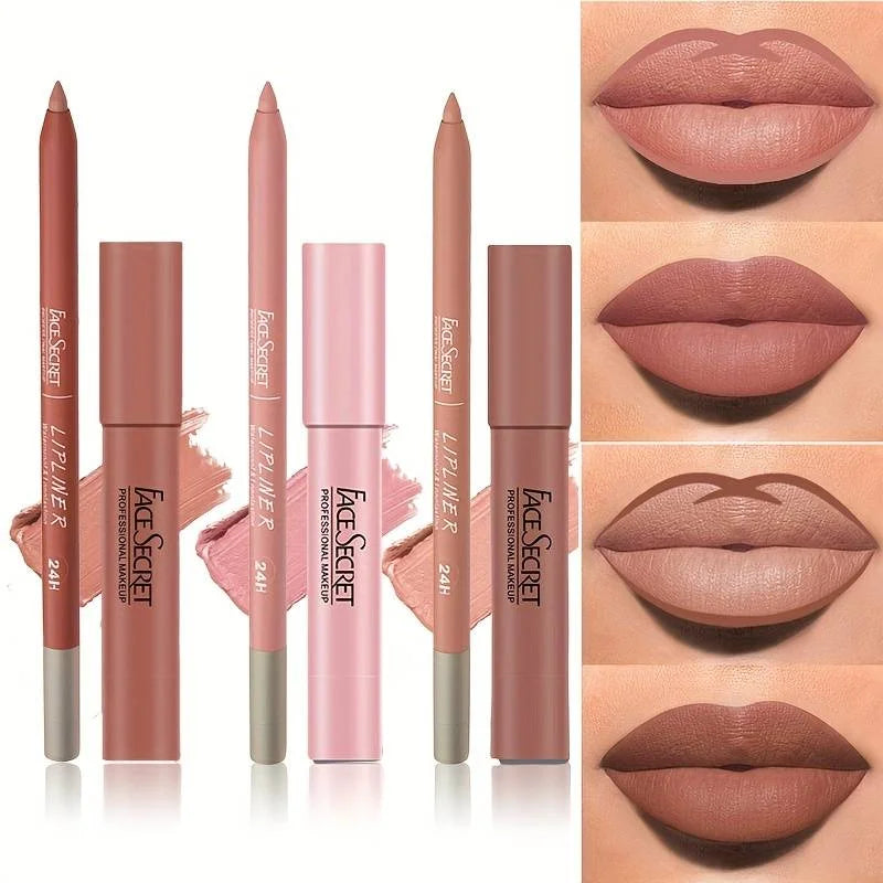 Waterproof Matte Lipliner & Lipstick Set - ATSProducts