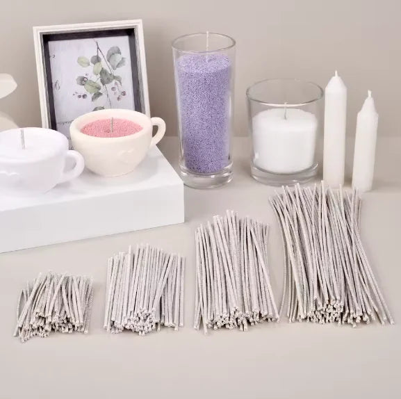 100pcs 6-20cm Waxed Cotton Candle Wicks - ATSProducts