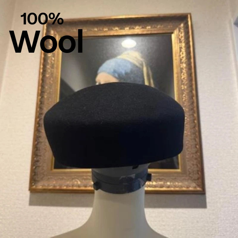 100% Wool Pillbox Hat - ATSProducts