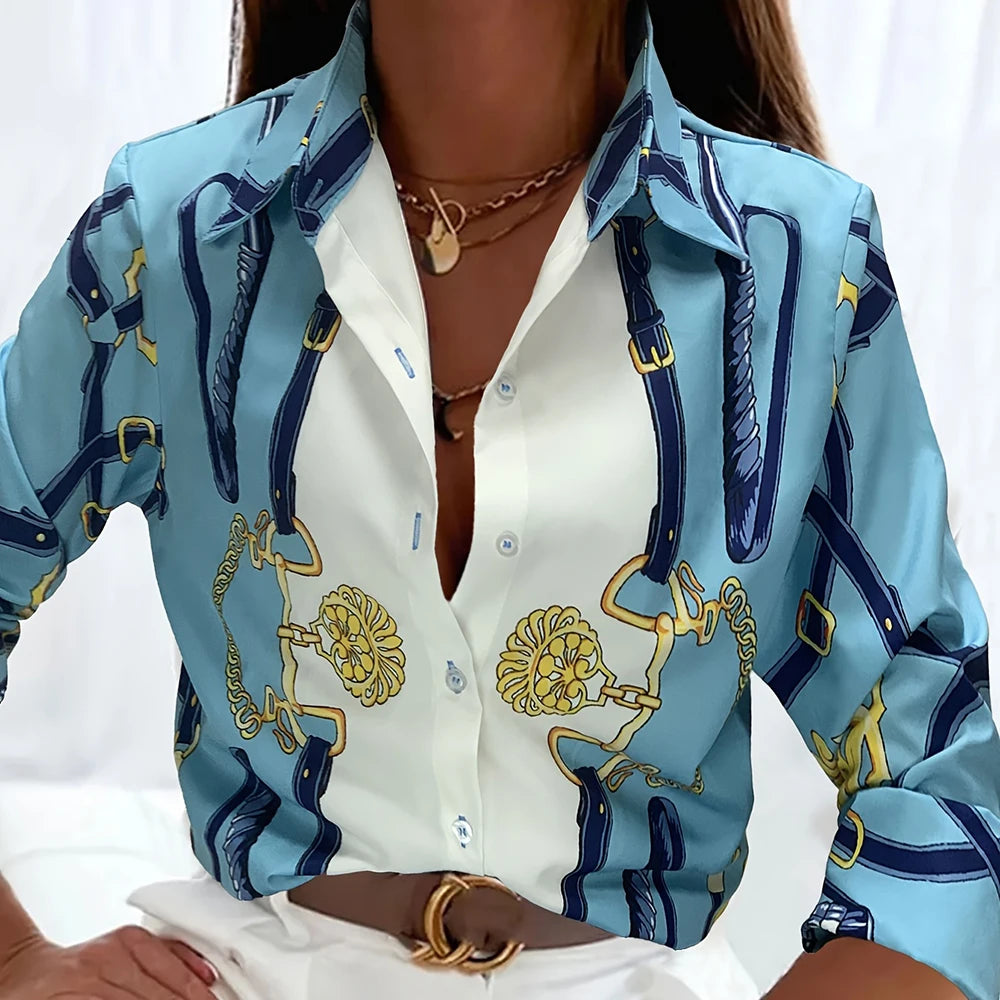 3D Digital Printed Button-Down Casual Shirt - ATSProducts