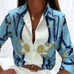 3D Digital Printed Button-Down Casual Shirt - ATSProducts