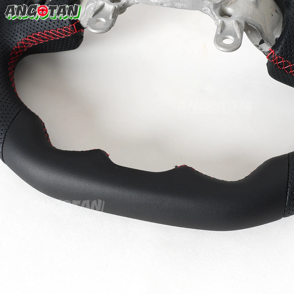 Angotan Full Leather Car Steering Wheel Perforated For Jeep Wrangler JL 2018-2023 Models - ATSProducts