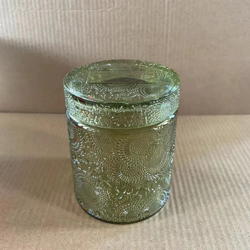 Glass Candle Jar with Lid - ATSProducts