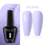 NAILCO 283Colors Gel Nail Polish Top Base Varnish