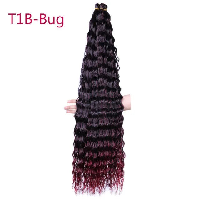 WIGSIN 30Inch Synthetic  Long Deep Wave Hair - ATSProducts