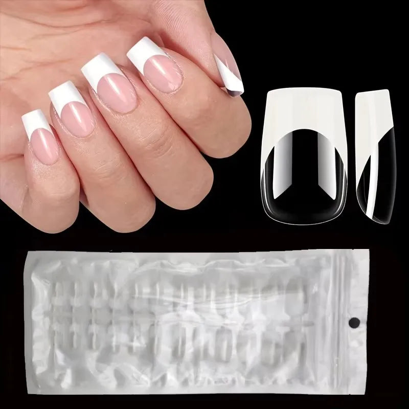 Multi-Color Medium-Length 120-Piece  Press-On Nails