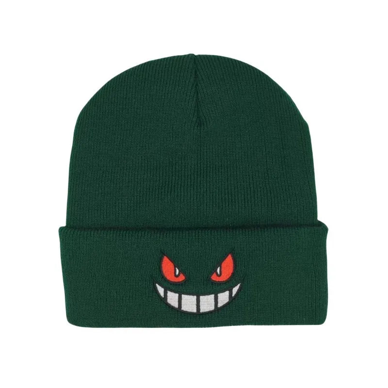 19 Colors Cartoon Evil Eyes Embroidered Beanies - ATSProducts