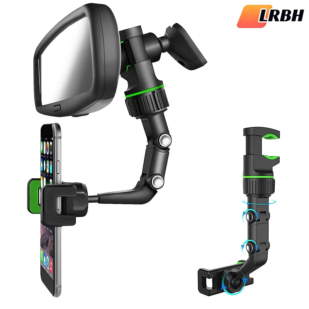 LRBH 360° Rearview Mirror Phone Holder 360°