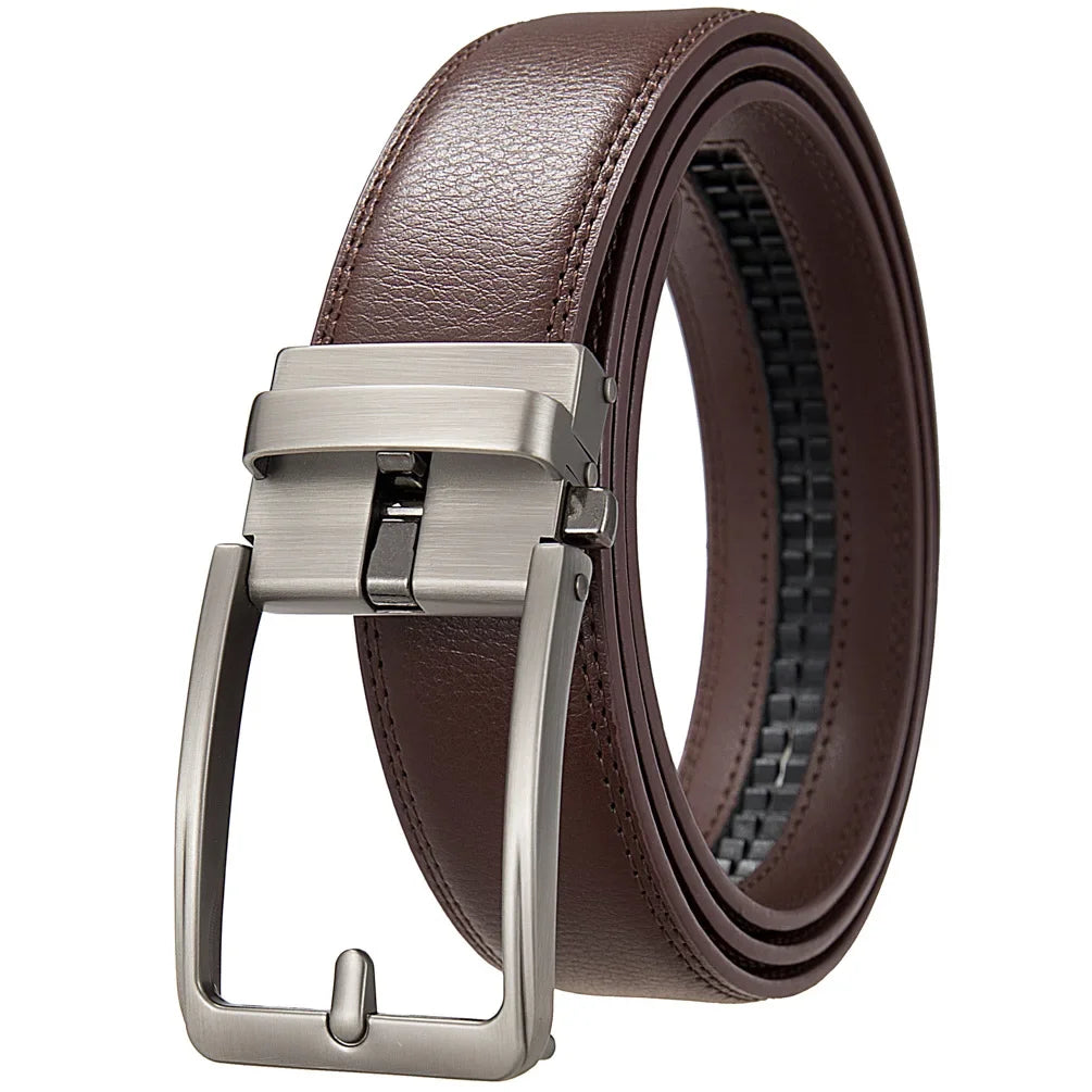 Automatic Buckle Genuine Leather Belts - ATSProducts