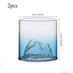 Mountain Design Glass Cup - ATSProducts