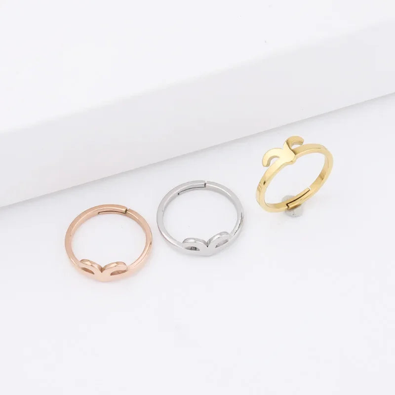 12 Constellation Adjustable Rings