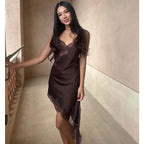 Mujer Lace Slip Mini Dress - ATSProducts