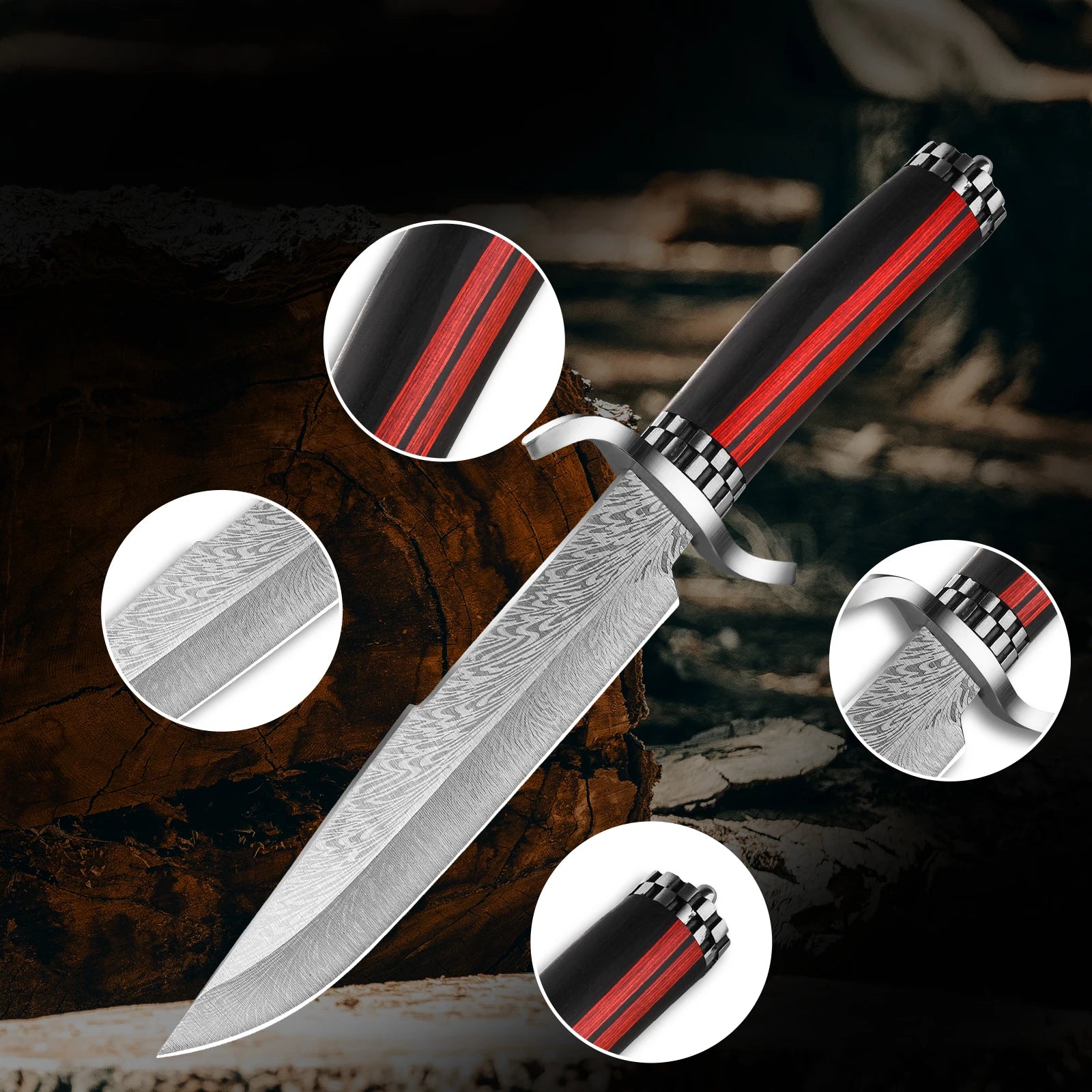 1Pc Sheathed Belt Knife - ATSProducts