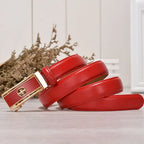 Genuine Leather Automatic Buckle Belt - ATSProducts