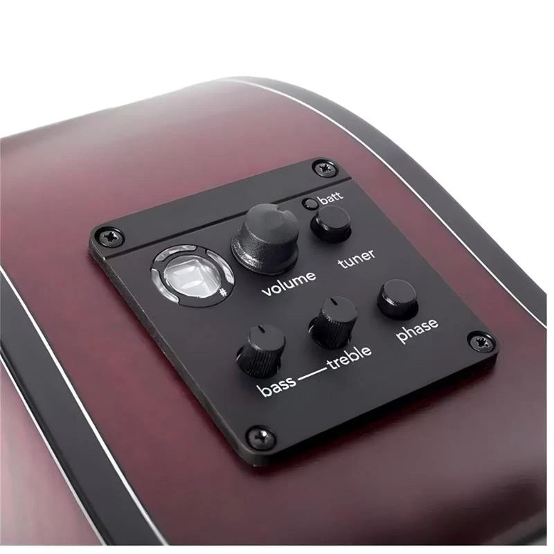 Giyo Guitar Pickup ISYS+ EQ Preamp Systems Acoustic Guitar Pickup with Tuner - ATSProducts