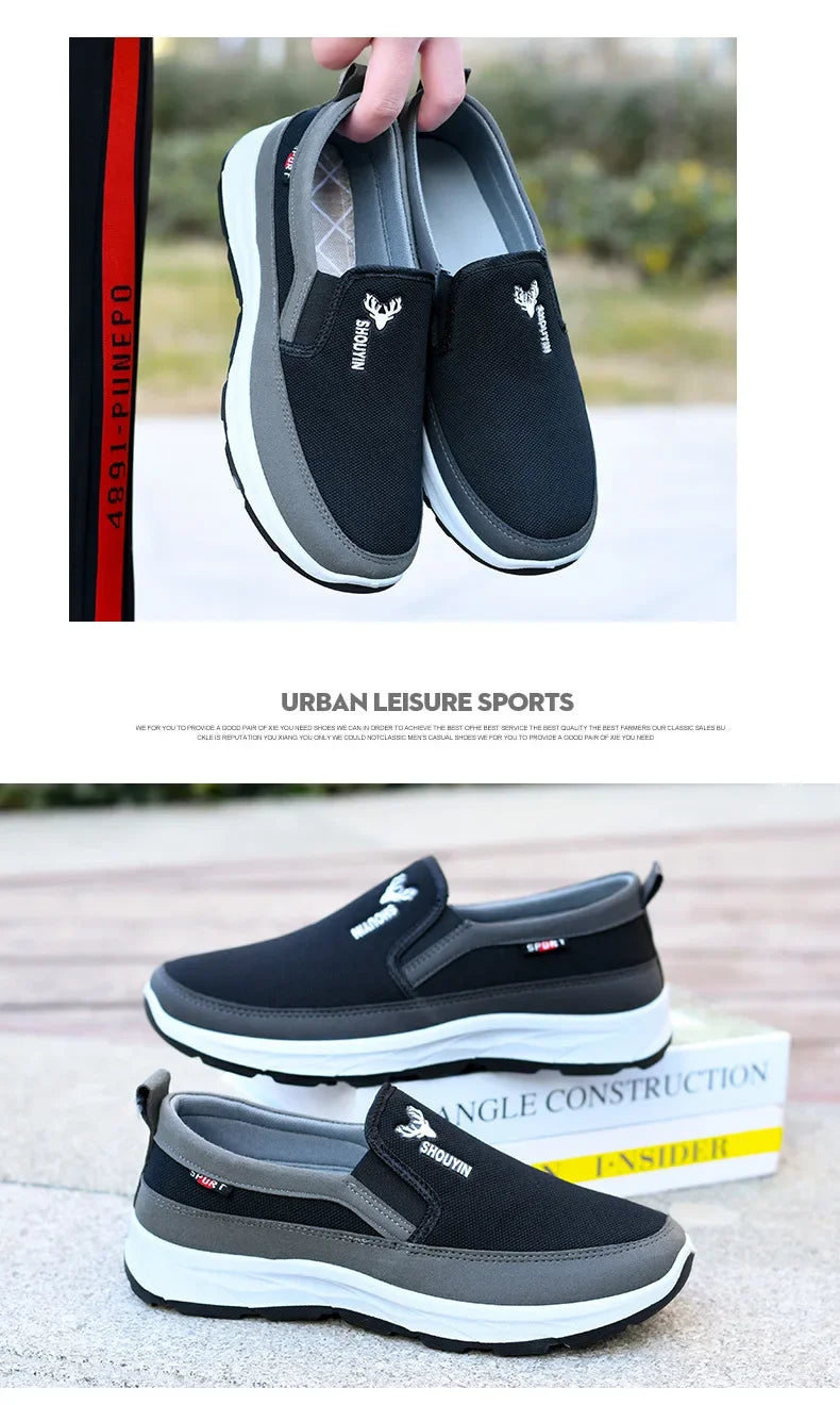 Men's Cloth Slip-On Anti-Slip Loafers - ATSProducts