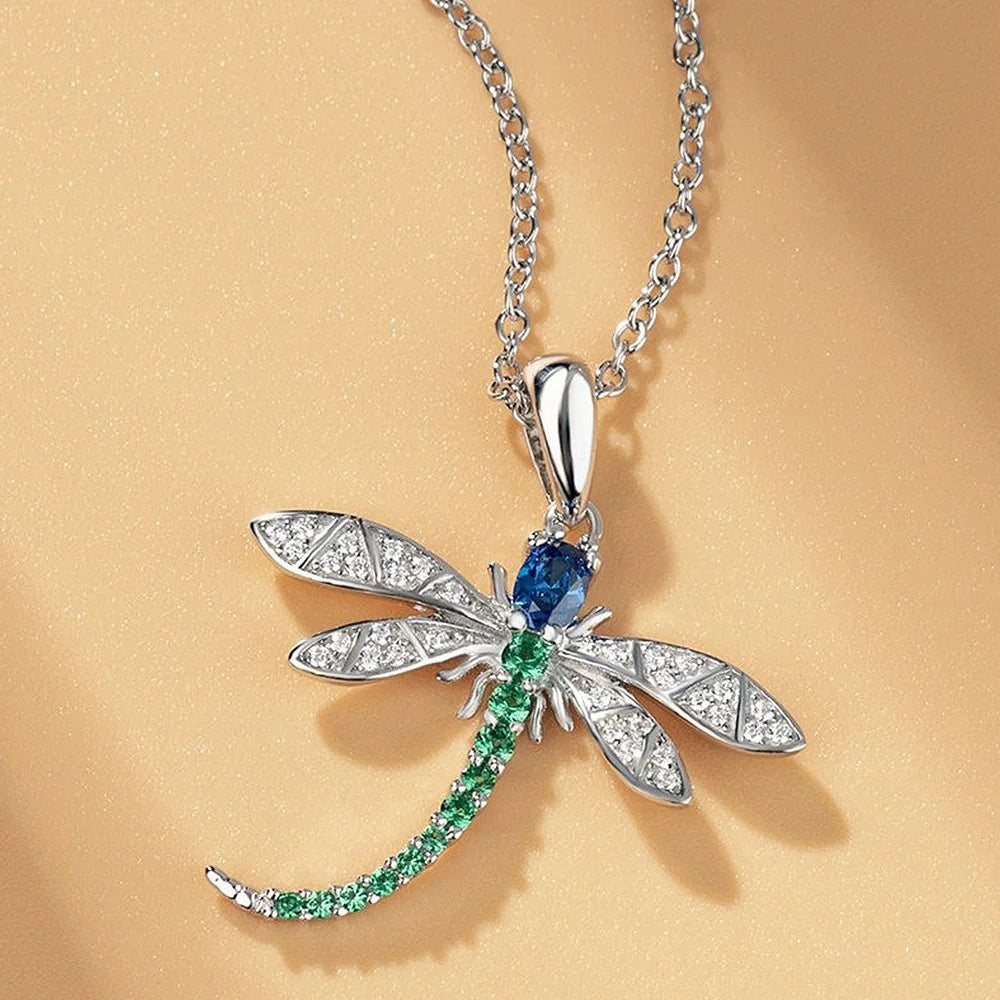 Sterling Silver Dragonfly Pendant - ATSProducts