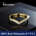 Platinum-Plated Moissanite Eternity Band - ATSProducts