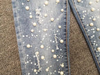 Loribindwood Beaded Skinny Jeans - ATSProducts