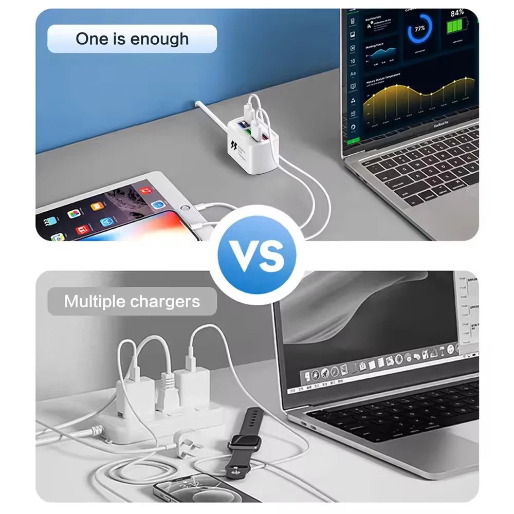 6 USB Charger Power Strip Universal Fast Charging - ATSProducts
