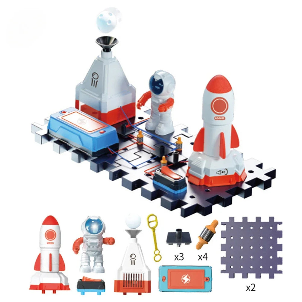 Science DIY Electronic Blocks Kits Circuits Educational - ATSProducts