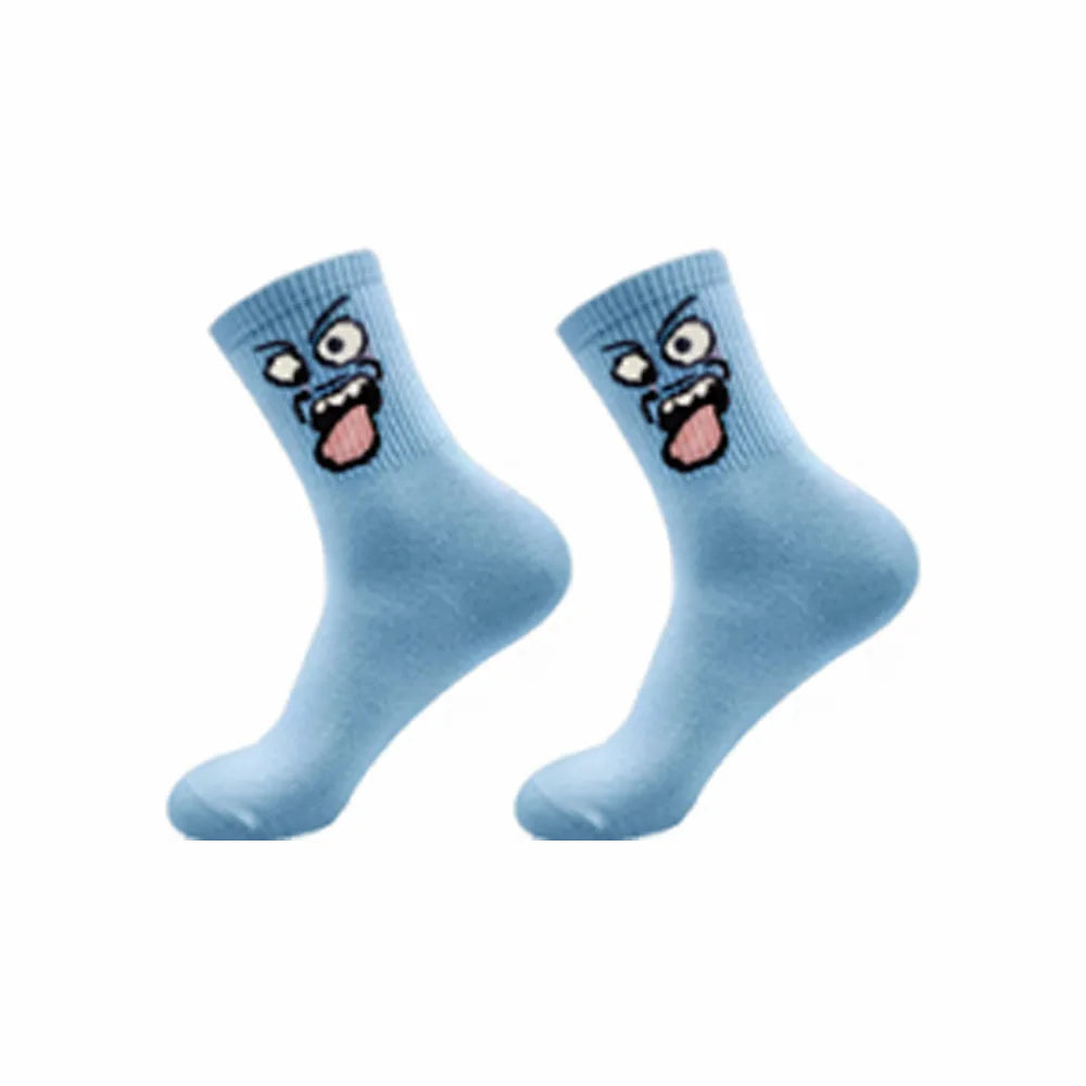 Uiushe Colorful Goofy Face Socks - ATSProducts
