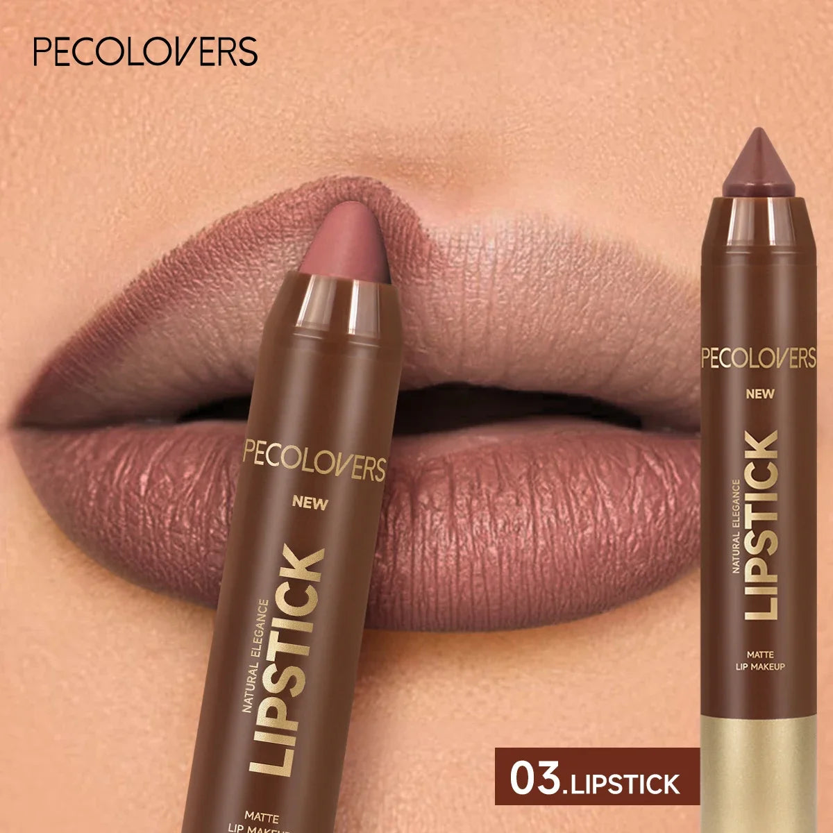 1PC Smooth Long Lasting Waterproof High Pigment Lipstick - ATSProducts