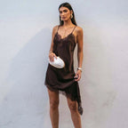 Mujer Lace Slip Mini Dress - ATSProducts