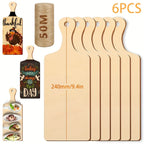 6pc/12pcs/24pcs Mini Wooden Cutting Board - ATSProducts