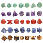 7 Chakra Platonic Sacred Stone Set - ATSProducts
