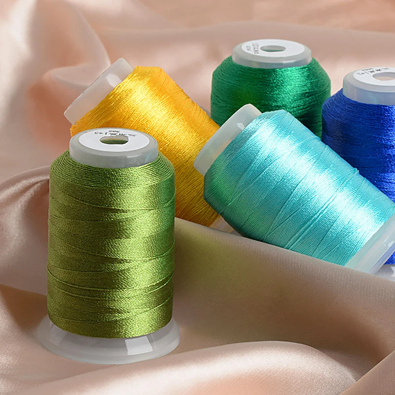 30g/Roll 350m Ice Silk Emboroidery Thread - ATSProducts
