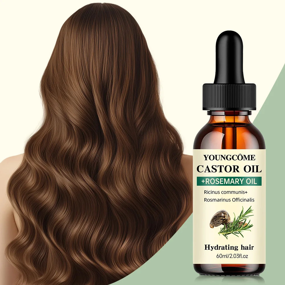YoungCôme Castor And Rosemary Oil for Hair Growth