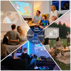 Portable Projector Smart Voice Remote Control Digital Projector Full HD 1080P 4k Projector - ATSProducts
