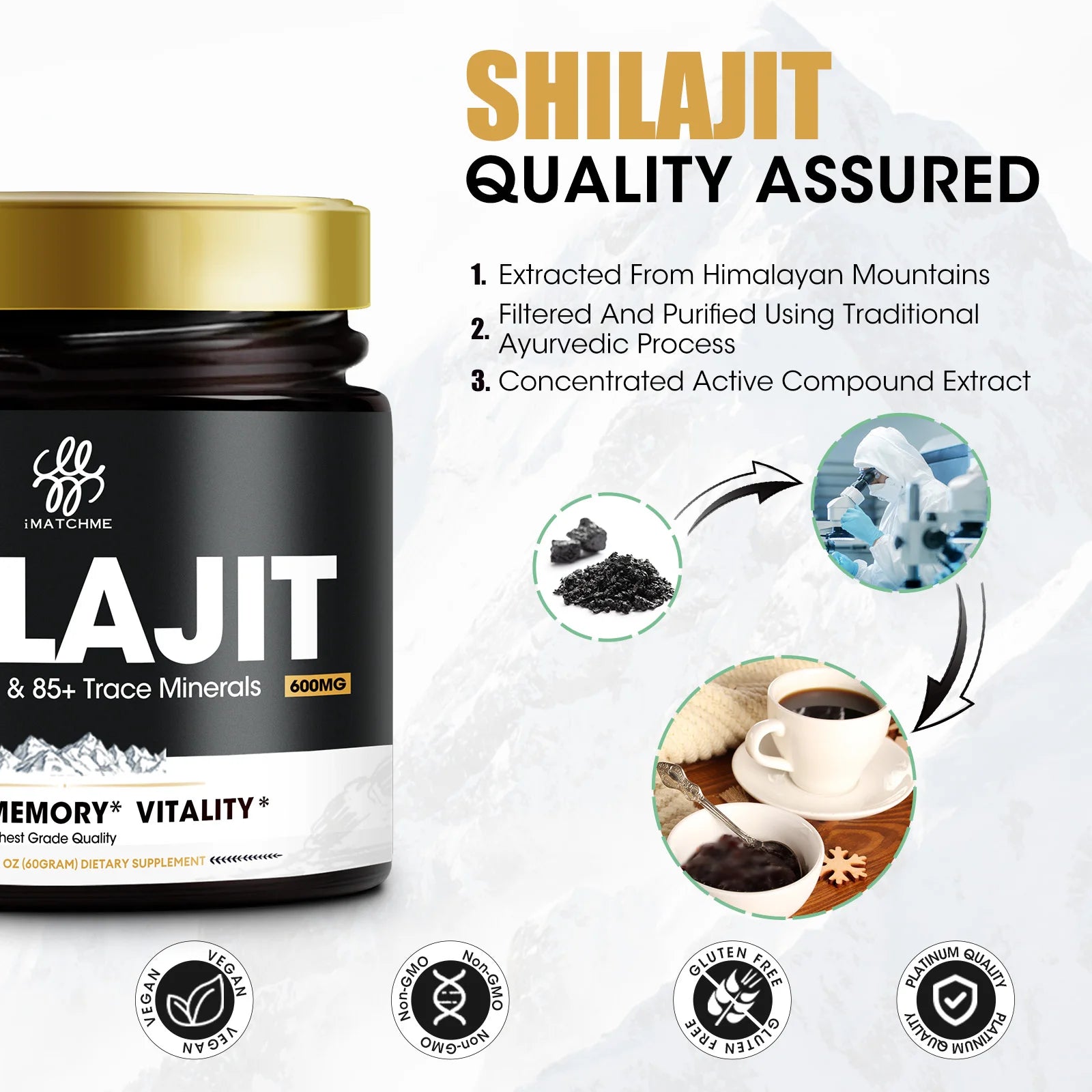 Imatchme Pure Shilajit Supplement - ATSProducts