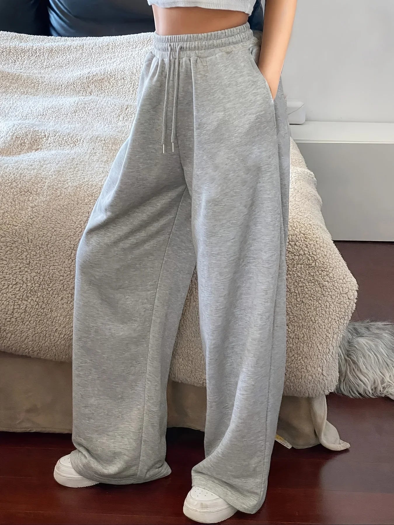 Casual Wide-Leg Joggers