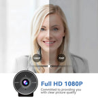 1080P Web Camera With Noise-Canceling Microphone - ATSProducts