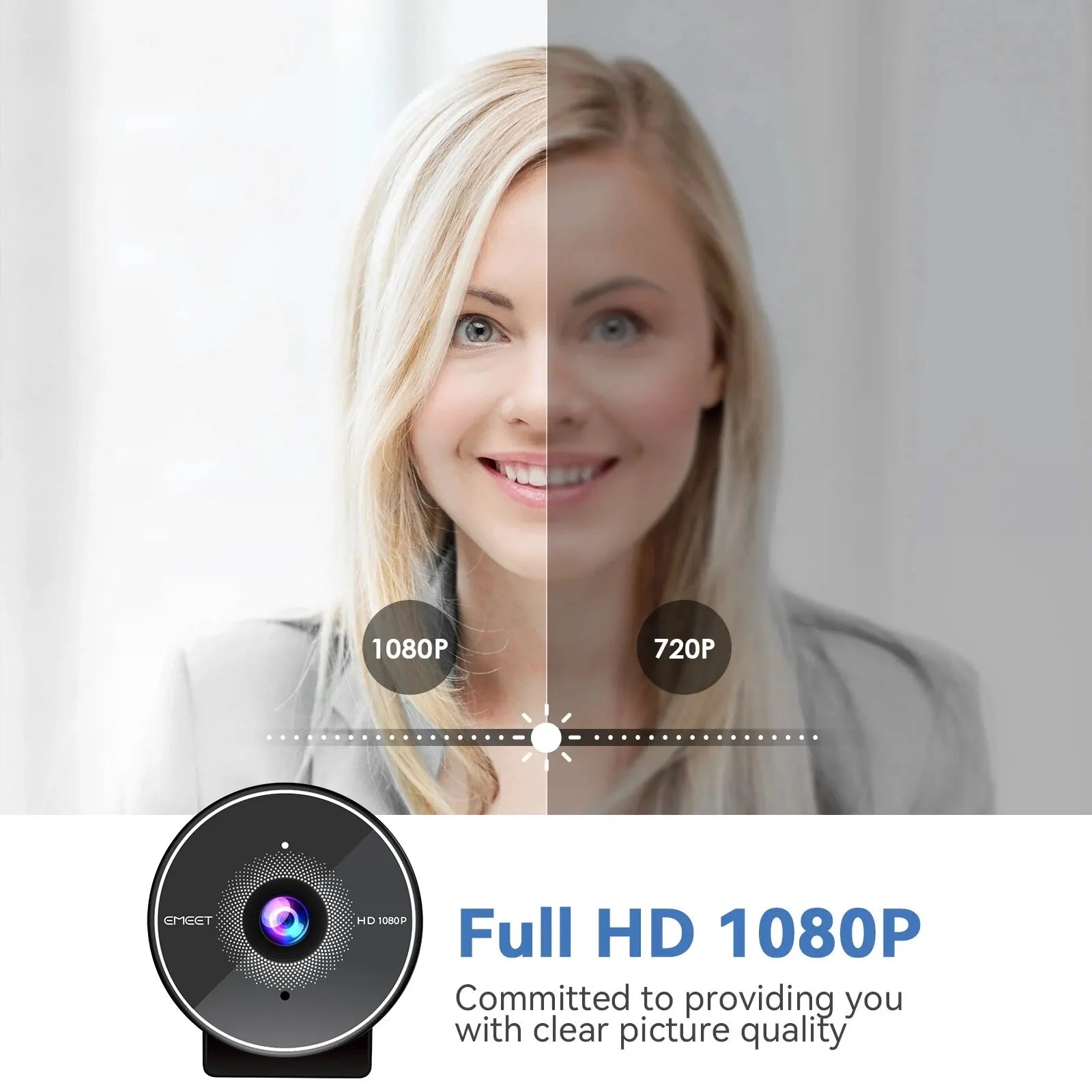 1080P Web Camera With Noise-Canceling Microphone - ATSProducts