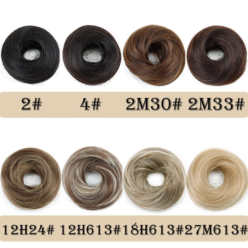 WIGSIN Synthetic Messy Dount Hair Bun - ATSProducts