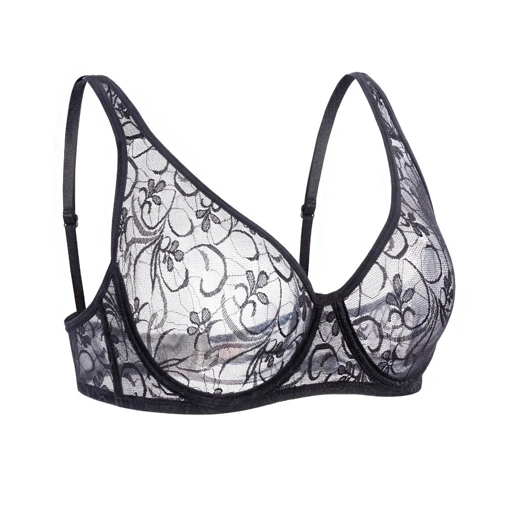 Lace Mesh Underwire Bras - ATSProducts