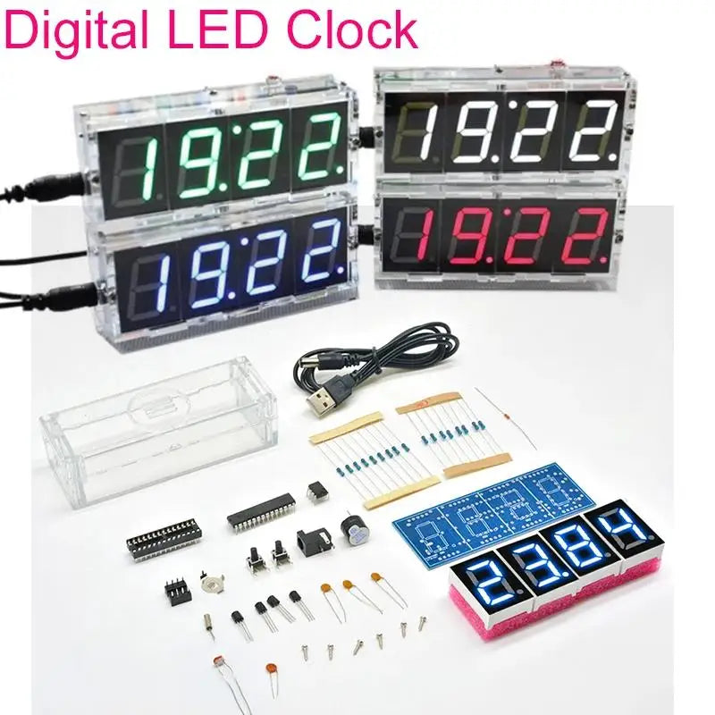 DIYMore Electronic Clock DIY KIT LED - ATSProducts