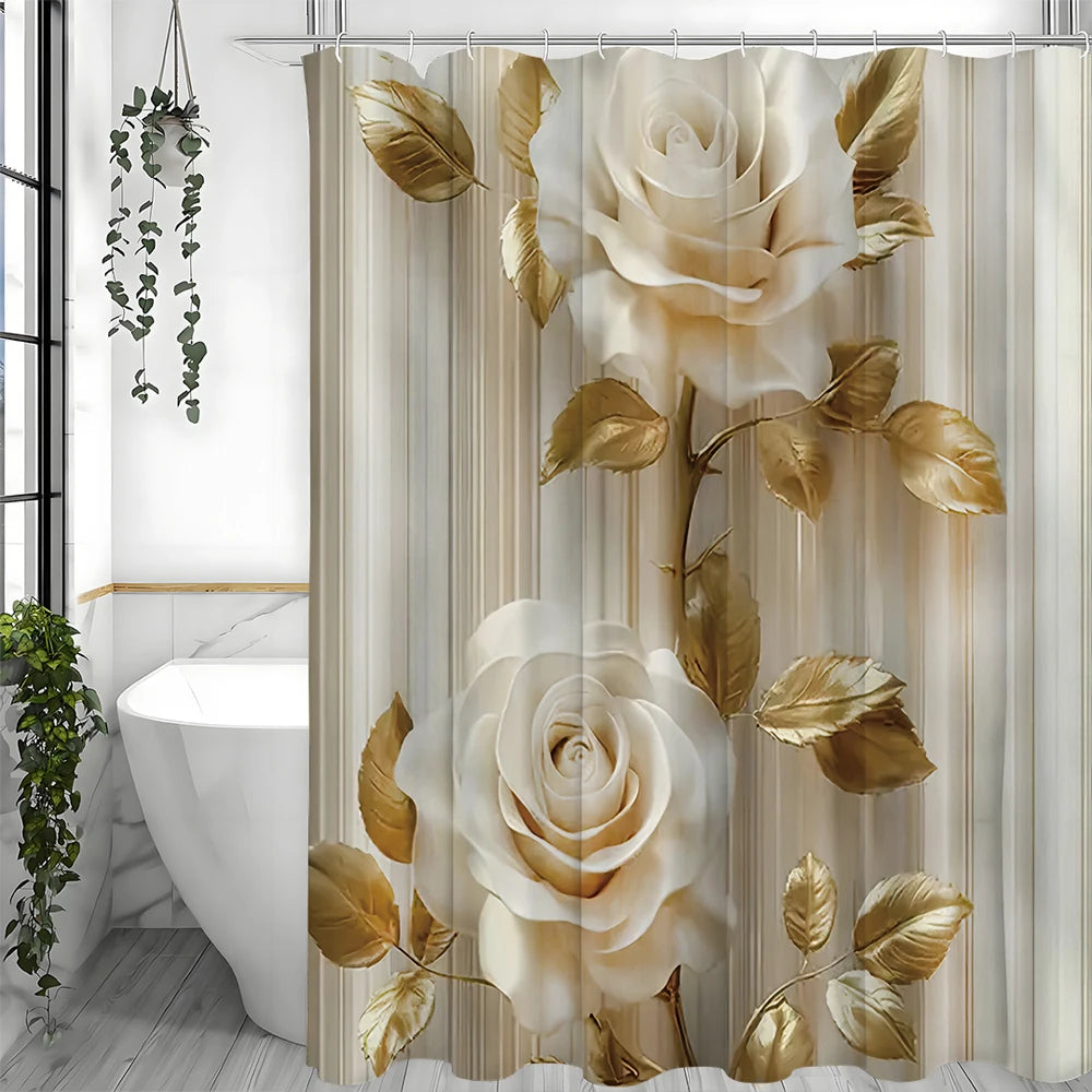 Rose Shower Curtain - ATSProducts