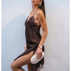 Mujer Lace Slip Mini Dress - ATSProducts