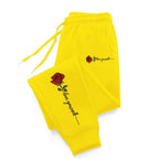 Teekossc Rose Love Yourself Printed Drawstring Sweatpants - ATSProducts