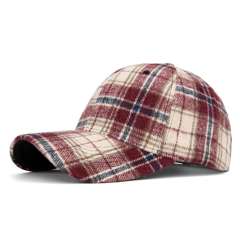 Plaid Baseball Cap - ATSProducts