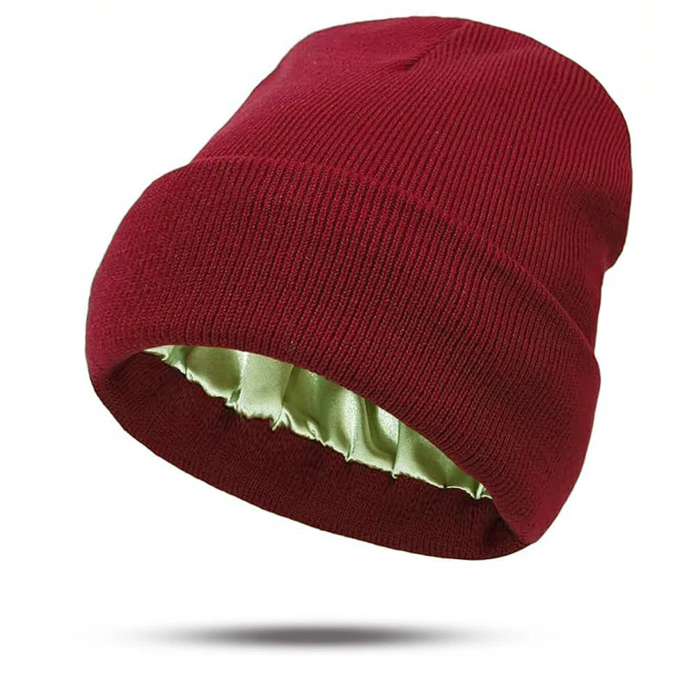 Knitted Satin Hat - ATSProducts