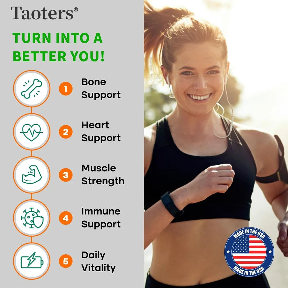 Taoters Vitamin D3 K2 Liquid Drops, Vitamin D, K, MCT Oil & Omega 3 - ATSProducts